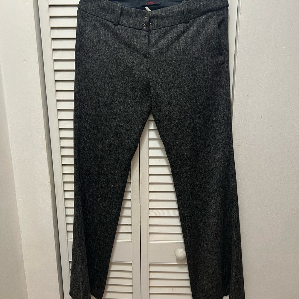 Grayish black work or dress pants